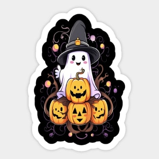 Boo Pumpkin Sticker